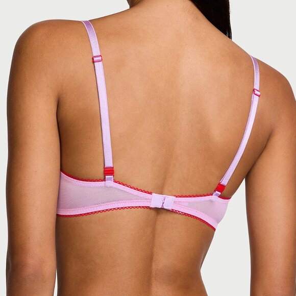 Victoria’s Secret Tease Lace-Trim Unlined Demi Bra - Picture 8 of 8